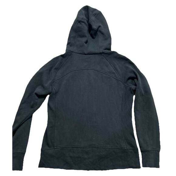 Lululemon Scuba Full Zip Hoodie Women's 14 Cotton Fleece Black W4AWMS - Picture 6 of 6